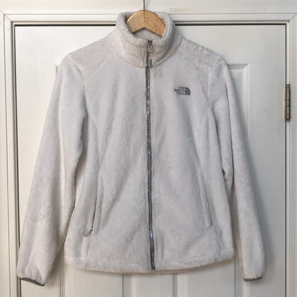 White North Face Zip-up